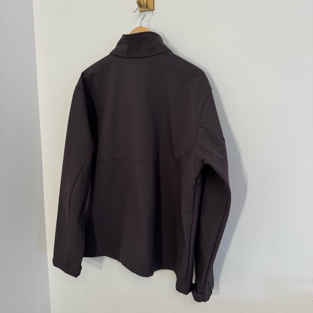 Columbia Men's Ascender Softshell Jacket Gray/Brown, Fleece Lined Size XL New! - Picture 4 of 6